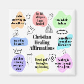 Magnet für christliche Heilungsnachweise (Vorne)