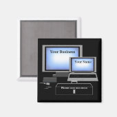 Magnet für Computerreparaturdienste (Vorderseite/Rückseite)