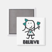 Magnet für das Bewusstsein der Nervenzelle (Vorderseite/Rückseite)