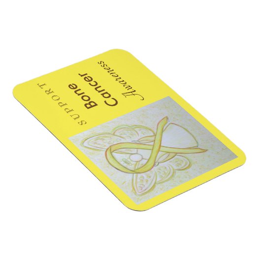 Magnet für das Bewusstsein für Knochenkrebs (Rechte Seite)