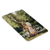 Magnet für das Hochzeitsjubiläum des benutzerdefin (Rechte Seite)