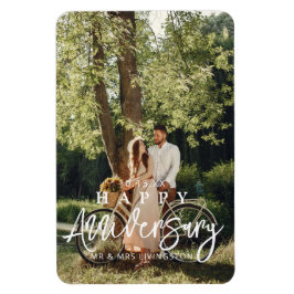 Magnet für das Hochzeitsjubiläum des benutzerdefin