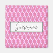 Magnet für das Überleben des rosa Ribbon-Brustkreb (Vorne)