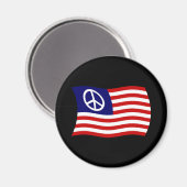 Magnet für das Zeichen des Friedens der USA (Vorderseite/Rückseite)
