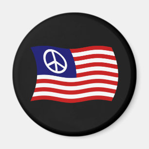 Magnet für das Zeichen des Friedens der USA