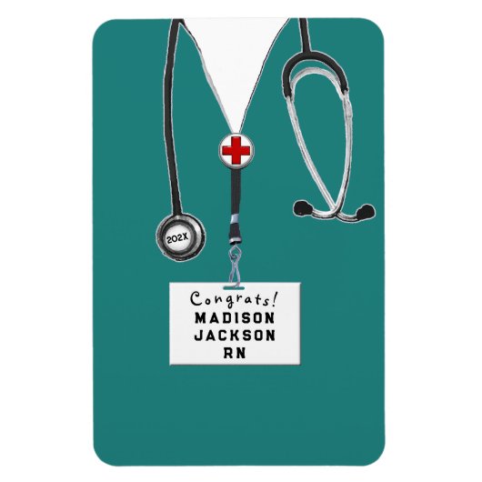 Magnet für den Abschluss der Krankenpflegerschule (Vertikal)