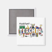 MAGNET FÜR DEN ASSISTENTEN **LEHRER*** (Vorderseite/Rückseite)