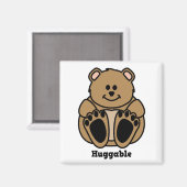 Magnet für den Huggable-Bär (Vorderseite/Rückseite)