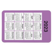 Magnet für den Lila Minikalender 2023 (Horizontal)