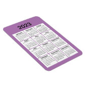 Magnet für den Lila Minikalender 2023 (Rechte Seite)