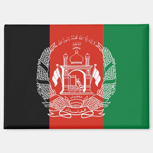 Magnet für die afghanistan-Flagge (Vorderseite)