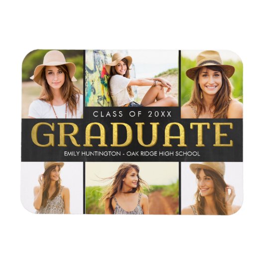 Magnet für die Ankündigung von Abschlüssen in Zuku (Horizontal)