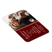 Magnet für die Ankündigung von Foto-Abschluss für  (Rechte Seite)