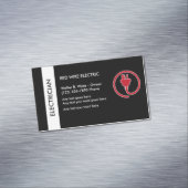 Magnet für die elektrische Visitenkarte (Beispiel)