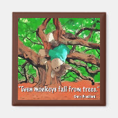 Magnet für die Ermutigung von Affen (Vorne)