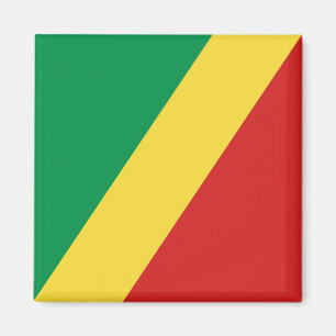 Magnet für die Flagge des Kongo