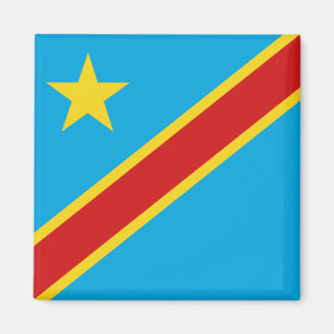 Magnet für die Flagge des Kongo-Kinshasa