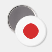 Magnet für die Flagge Japans (Vorderseite/Rückseite)