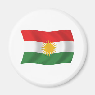 Magnet für die Flagge Kurdistans