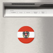 Magnet für die Flagge Österreichs (In Situ (Geschirrspüler))