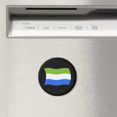 Magnet für die Flagge Sierra Leones (In Situ (Geschirrspüler))