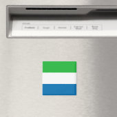 Magnet für die Flagge Sierra Leones (In Situ (Geschirrspüler))