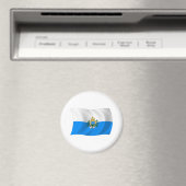 Magnet für die Flagge von San Marino (In Situ (Geschirrspüler))