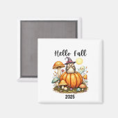 Magnet für die Herbst-Jahreszeit (Vorderseite/Rückseite)