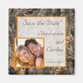 Magnet für die Hochzeitskündigung der Camouflage v (Vorne)