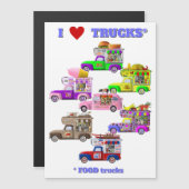 Magnet für die Liebe von LKW (LEBENSMITTELLKW) (Vorne/Hinten)