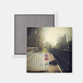 Magnet für die Prestwich-Station (Vorderseite/Rückseite)