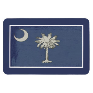 Magnet für die Staatsflagge von Palmetto