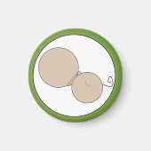 Magnet für die Stillzeit - Stil A (Vorne)