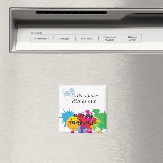 Magnet für Dirty/Clean-Geschirr (In Situ (Geschirrspüler))