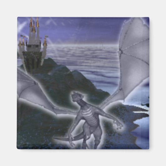 Magnet für Drachen und Burg (Vorne)