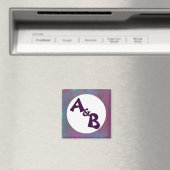 Magnet für farbenfrohe bemalte Initialen (In Situ (Geschirrspüler))