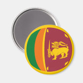 Magnet für Fischereiflaggen in Sri Lanka (Vorderseite/Rückseite)