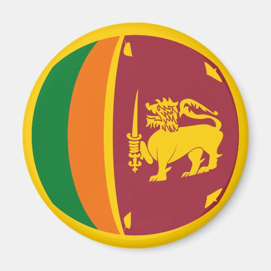 Magnet für Fischereiflaggen in Sri Lanka (Vorne)