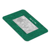 Magnet für flexibles Foto - grüne Mosaikgrenze (Rechte Seite)