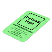 Magnet für flexibles Foto mit hellgrünem Hintergru (Linke Seite)