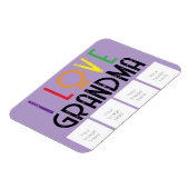 Magnet für Fotos der Liebe (Linke Seite)