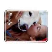Magnet für Fotos der Magnetfamilie mit benutzerdef (Horizontal)