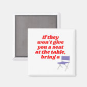 Magnet für Frauenförderung (Vorderseite/Rückseite)