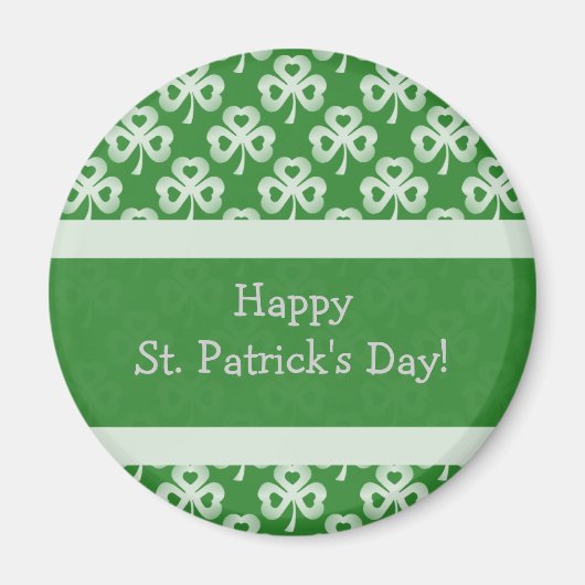 Magnet für funkelnde Kleeblätter (Vorne)