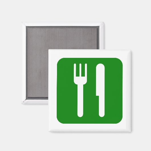 Magnet für Gabel und Messer (Vorderseite/Rückseite)