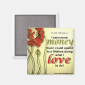 Magnet für Geldnachweis (Vorderseite/Rückseite)