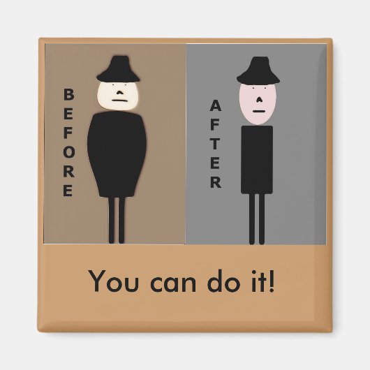 Magnet für Gewichtsverlust (Vorne)