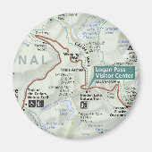 Magnet für Glacier (Montana) (Vorne)