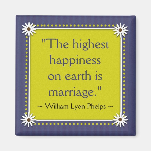 Magnet für glückliche Ehequoten (Vorne)