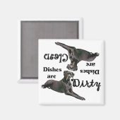 Magnet für große Dane Liebhaber Geschirrspülmaschi (Vorderseite/Rückseite)